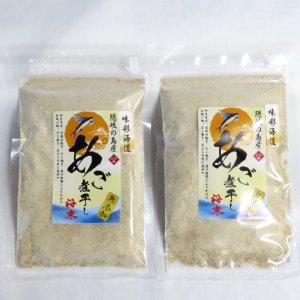 画像1: 【送料無料・ポスト投函】あごだし粉末 ８0ｇ２袋 島根 隠岐の島産 無添加  お吸い物 ・だし巻き卵・ 焼きそば・漬け物に 
