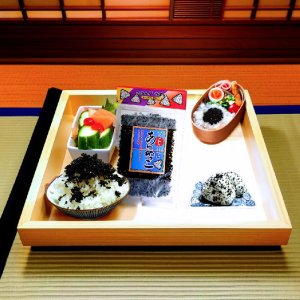 画像1: 【送料無料・ポスト投函】あらめっこ５０ｇ２袋セット しそ風味 ・国産わかめ・隠岐あらめ を使ったふりかけソフトタイプ