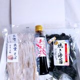 画像: 出雲そばセット（十割そば、 国産焼き海苔、あごの露）