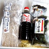 画像: 出雲そばセット（十割そば110g ５袋 国産焼き海苔11g2袋 あごの露５００ｍｌ）