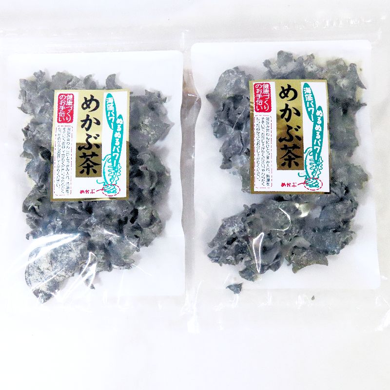 画像1: 【送料無料・ポスト投函】めかぶ茶６０ｇ 2袋  簡単 お湯を注げば出来上がり！ 玉子スープめかぶ 乾燥 スープ 熱中症対策 食物繊維・フコイダンを含む健康茶