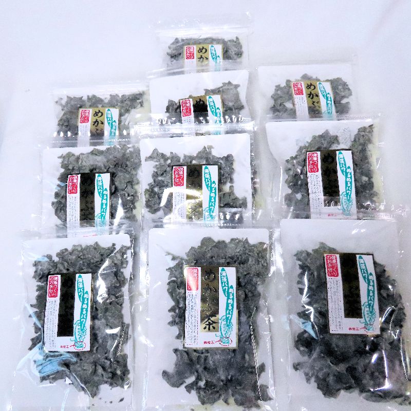 画像9: 【ＳＡＬＥ・送料無料】めかぶ茶6０ｇ １０袋 約２00杯分   めかぶ茶を独自のブレンドで飲みやすく味付け。お湯を注ぐだけで簡単に食物繊維・フコイダンを含む健康茶