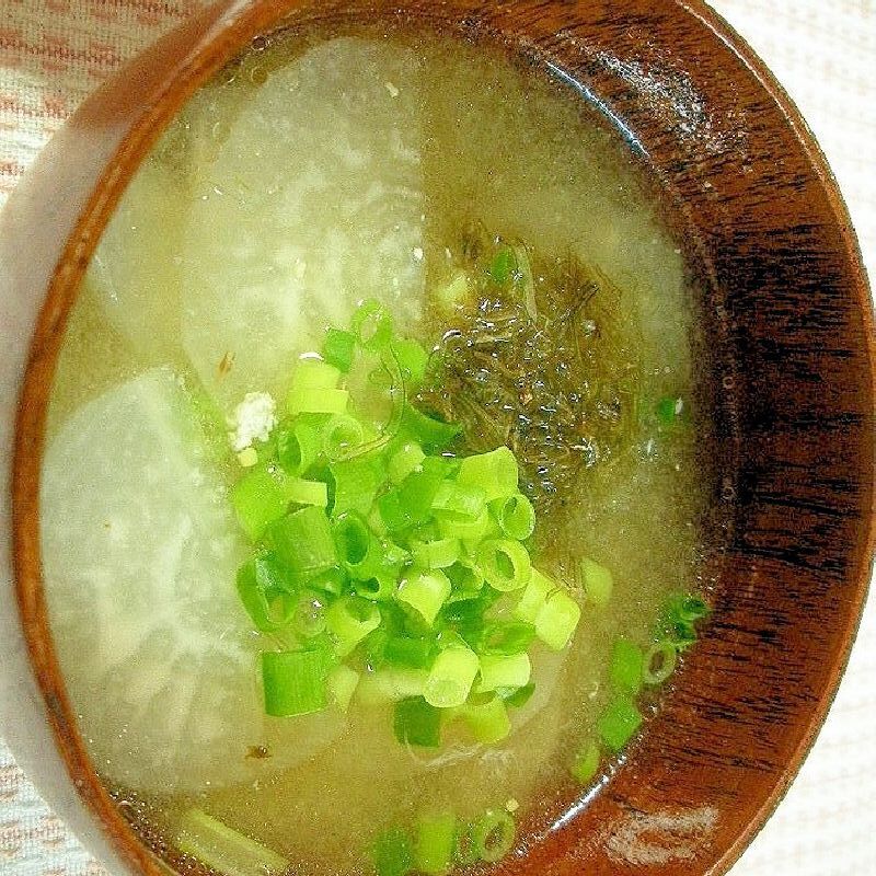 めかぶ味噌汁