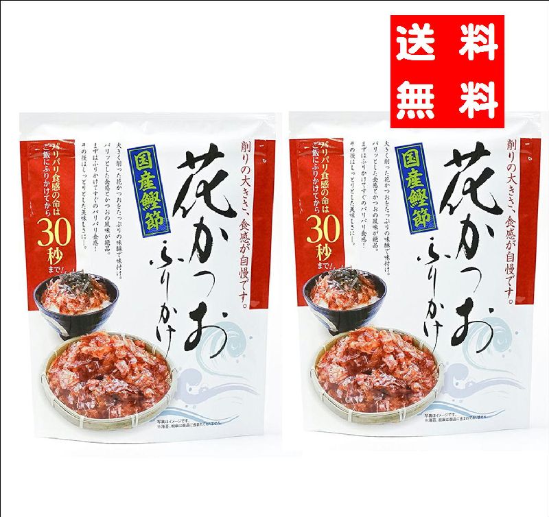 画像1: 【送料無料・ポスト投函便】花かつおふりかけ ３１ｇ ２袋 ご飯 冷や奴 和風サラダに 国産鰹節