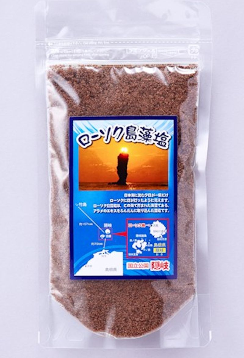 画像5: 隠岐の島産 ローソク島藻塩 100g    隠岐の島産あらめエキス入り 天ぷら塩・おにぎり